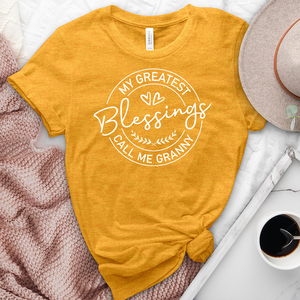 My Greatest Blessings Heathered Tee