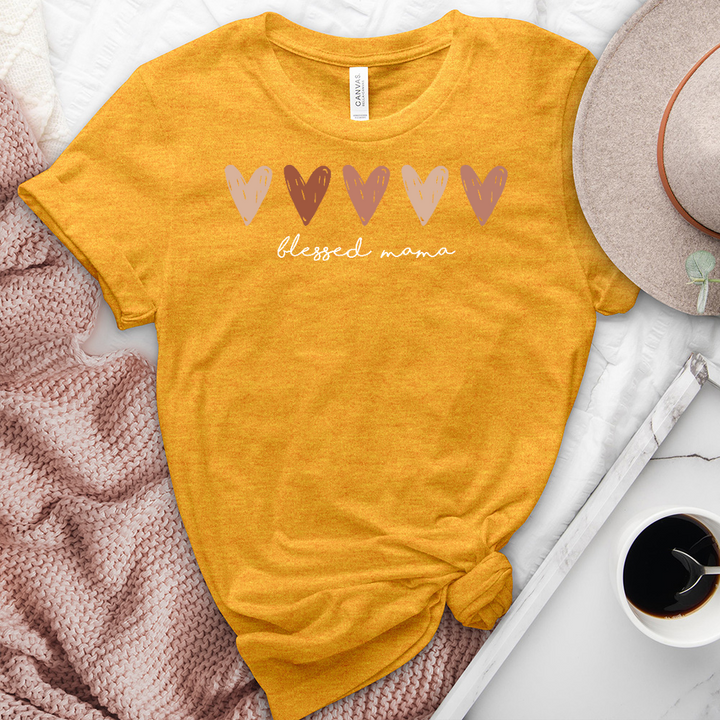 Blessed Mama Heathered Tee