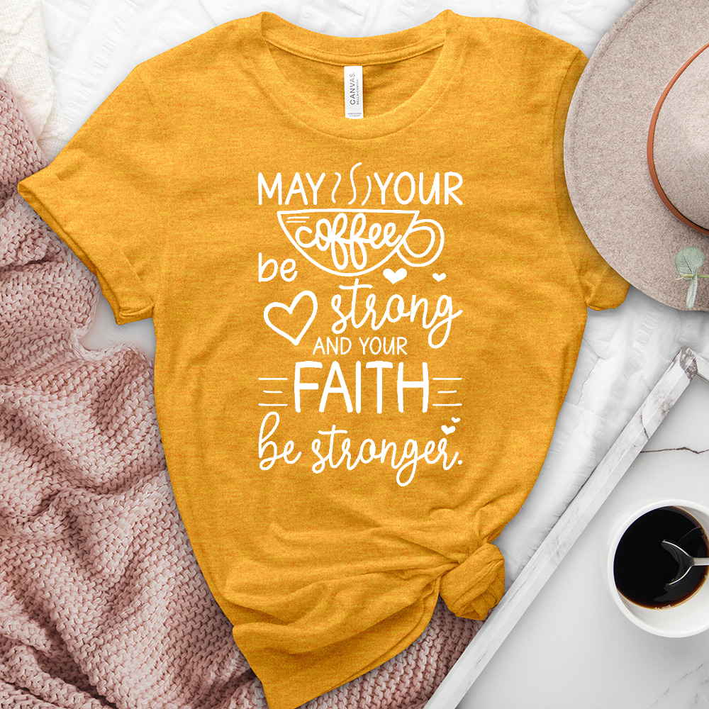 Stronger Faith Heathered Tee