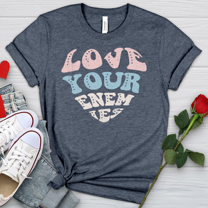 Love Your Enemies Sherbert Heathered Tee