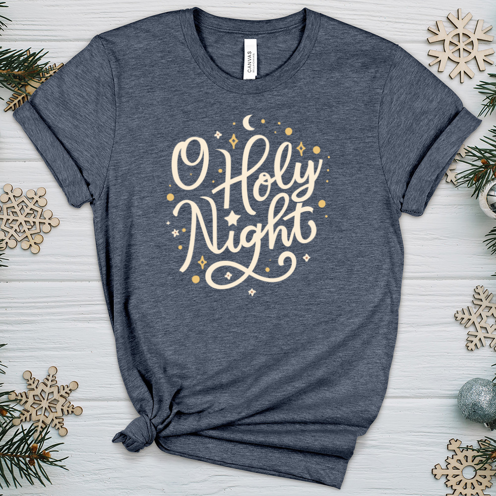 O Holy Night Heathered Tee