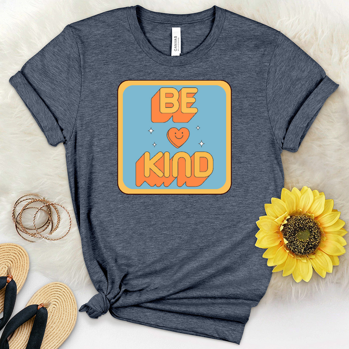 Be Kind Smiles Heathered Tee