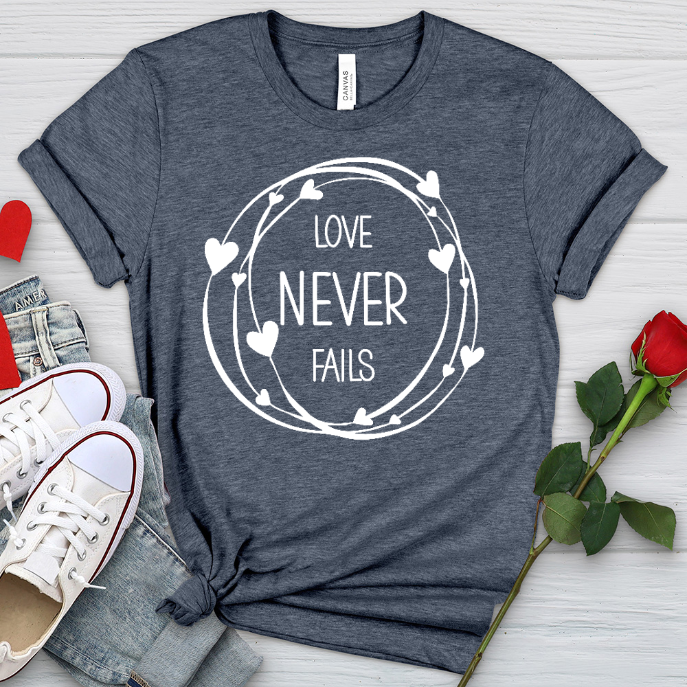 Heart Wreath Heathered Tee