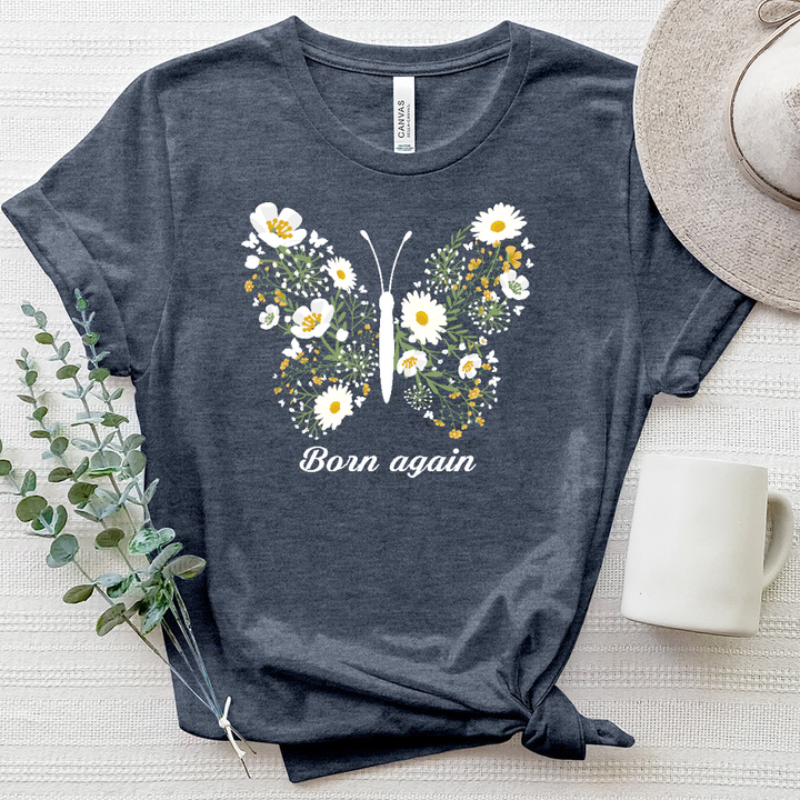 Daisy Butterfly Heathered Tee