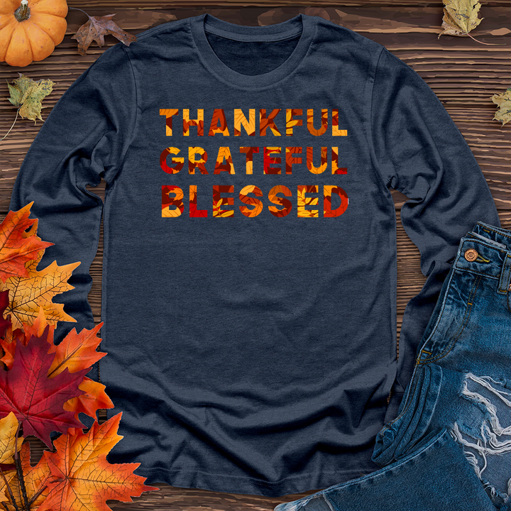 TGB Fall Pattern Long Sleeve Tee