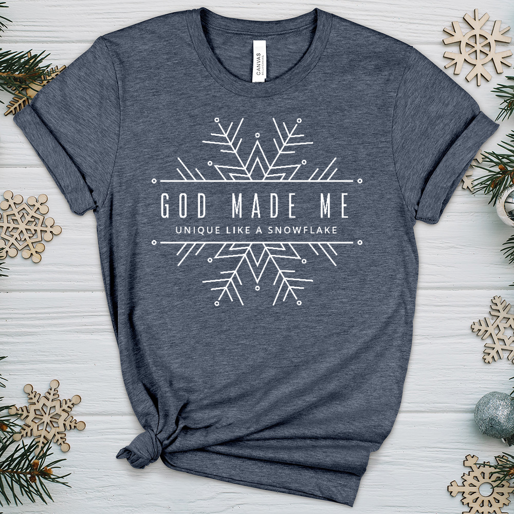 God Made Me Heathered Tee