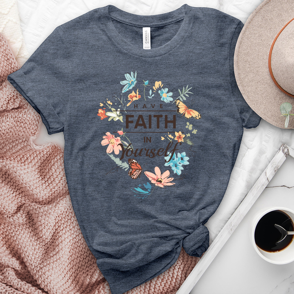 Have Faith Heathered Tee