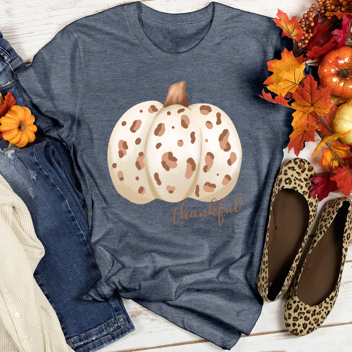 Thankful Skin Colored Pumpkin Heathered Tee