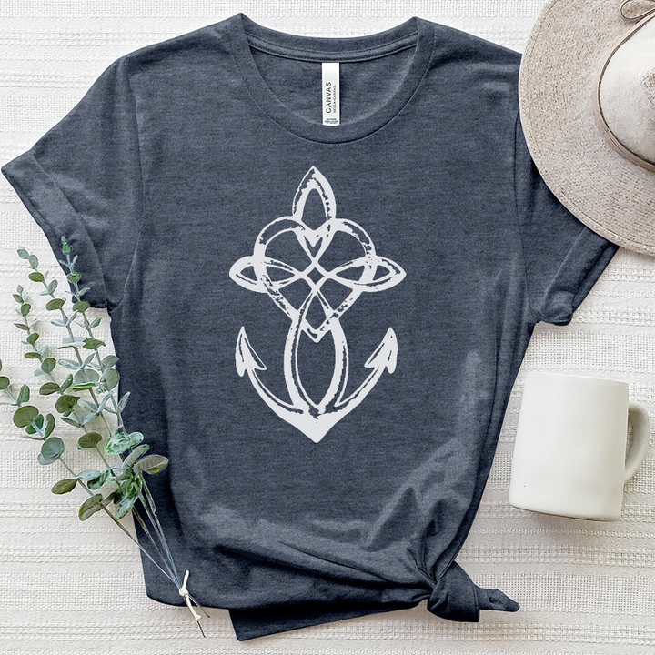 Infinity Anchor Heathered Tee