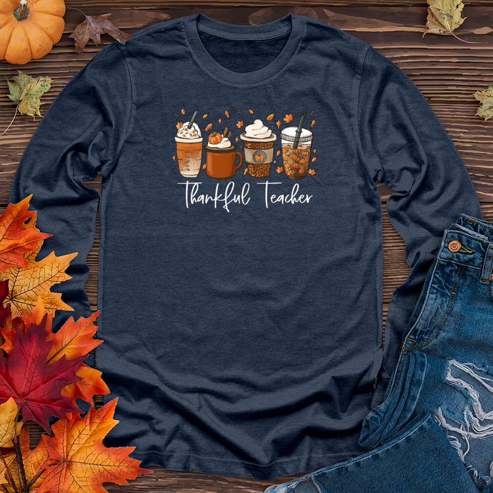 Thankful Teacher Long Sleeve Tee