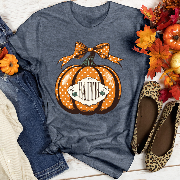 Spotted Faith Pumpkin Heathered Tee