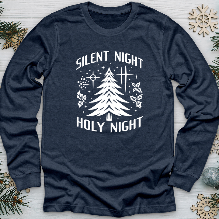 Silent Night Holy Night Long Sleeve Tee