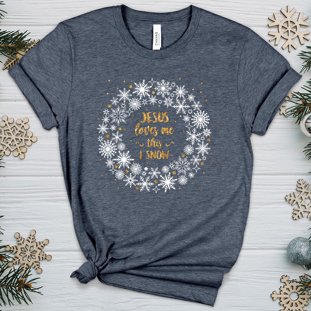 This I Snow Wreath Heathered Tee