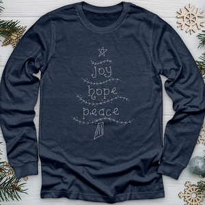 Joy Hope Peace Long Sleeve Tee