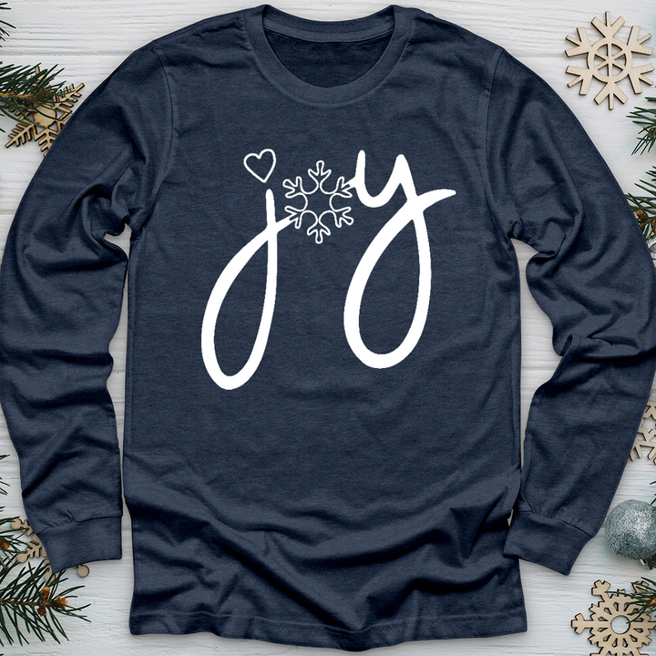 Joy Snowflake 01 Long Sleeve Tee