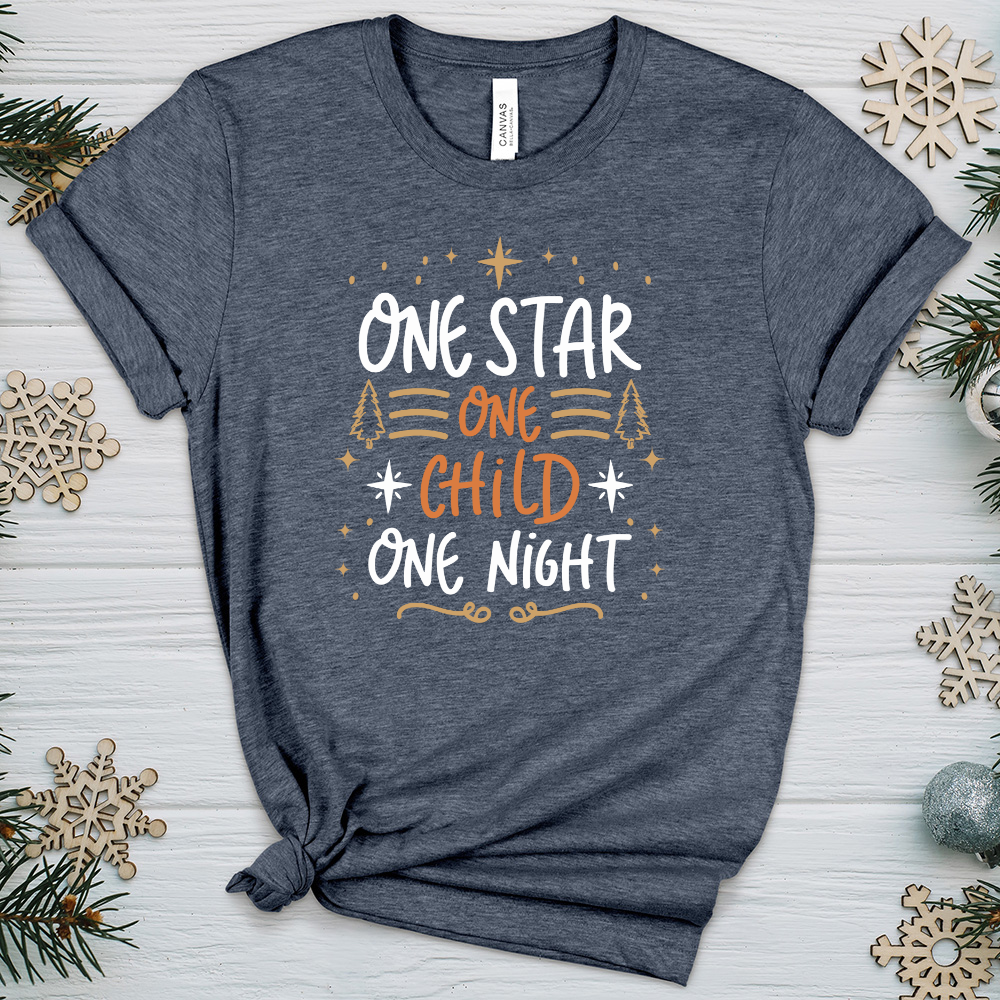 One Star One Child One Night Heathered Tee