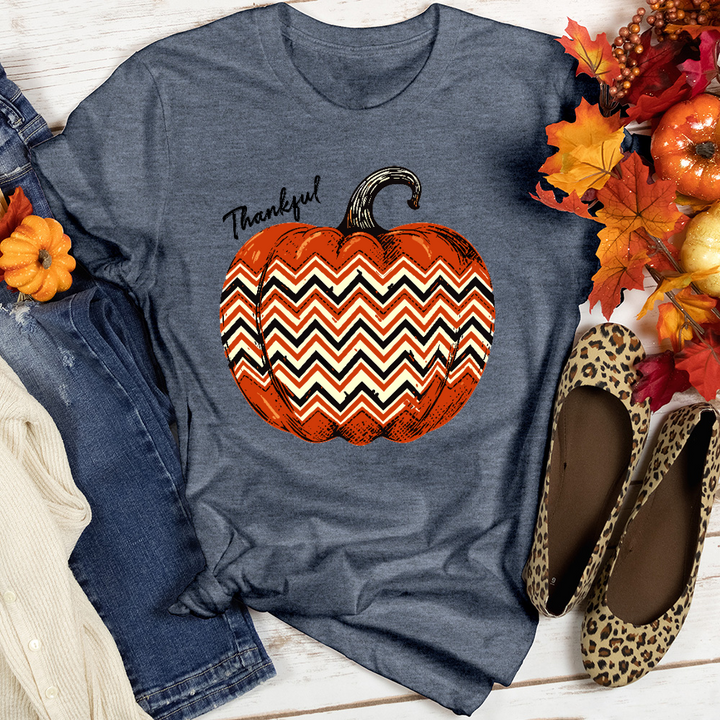 Thankful Pumpkin Love Heathered Tee