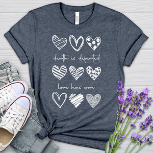 Love Has Won Heathered Tee