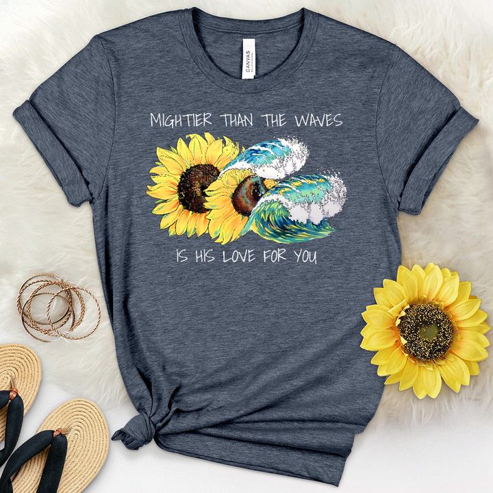 Sunflower Waves Heathered Tee