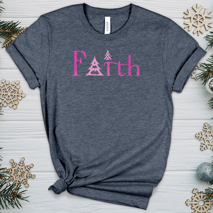 Faith Tree Heathered Tee