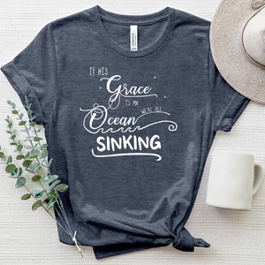 If His Grace Heathered Tee