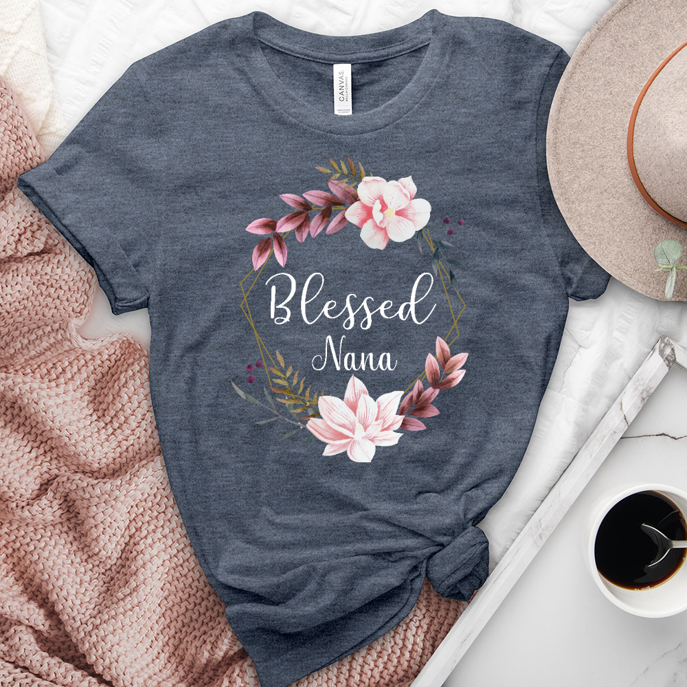 Blessed Nana Heathered Tee