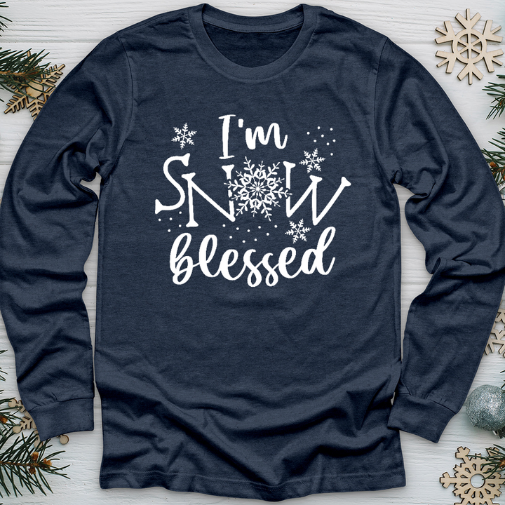 Snow Blessed Snowflake Long Sleeve Tee