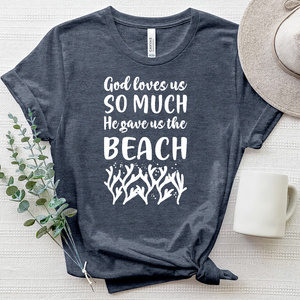 God Gave Us the Beach Heathered Tee