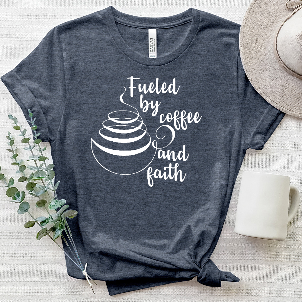 Faith Coffee Heathered Tee