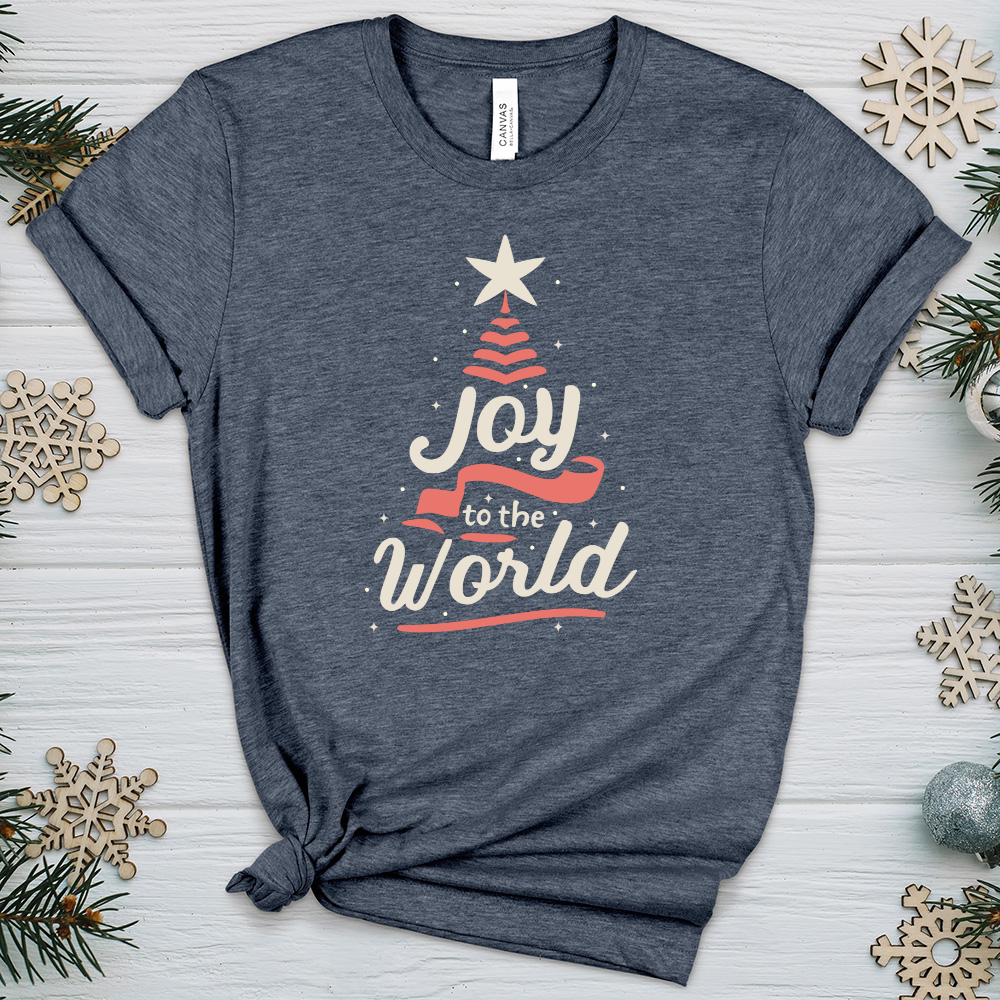 Joy Tree Heathered Tee