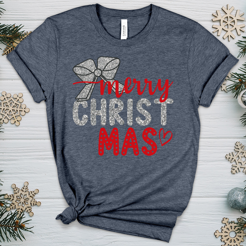 Merry Christmas Heathered Tee