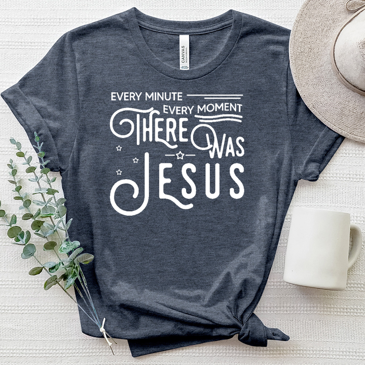 There Was Jesus(White) Heathered Tee