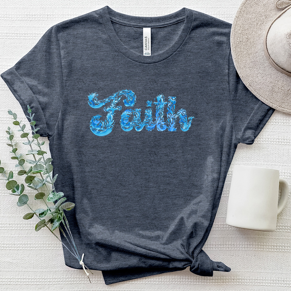 Faith Splash Heathered Tee