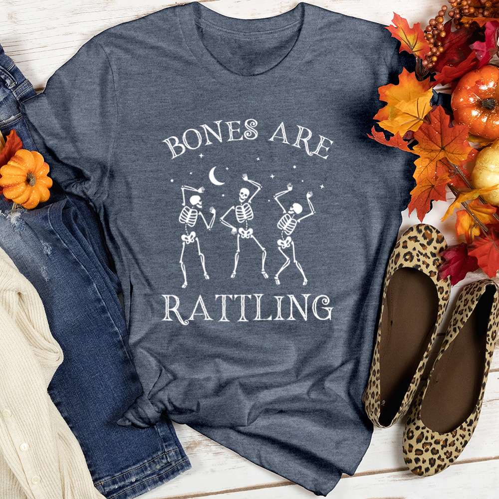 Bones Are Rattling Heathered Tee