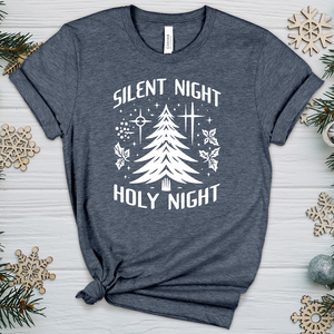 Silent Night Holy Night Heathered Tee