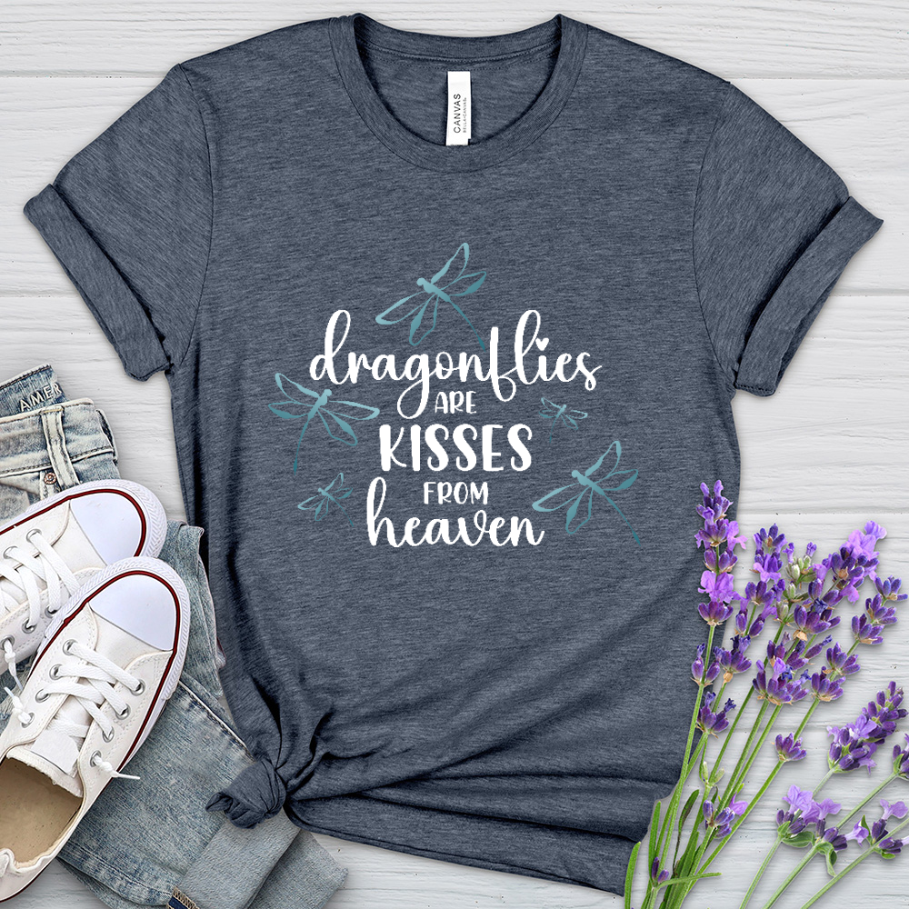 Dragonfly Kisses Heathered Tee