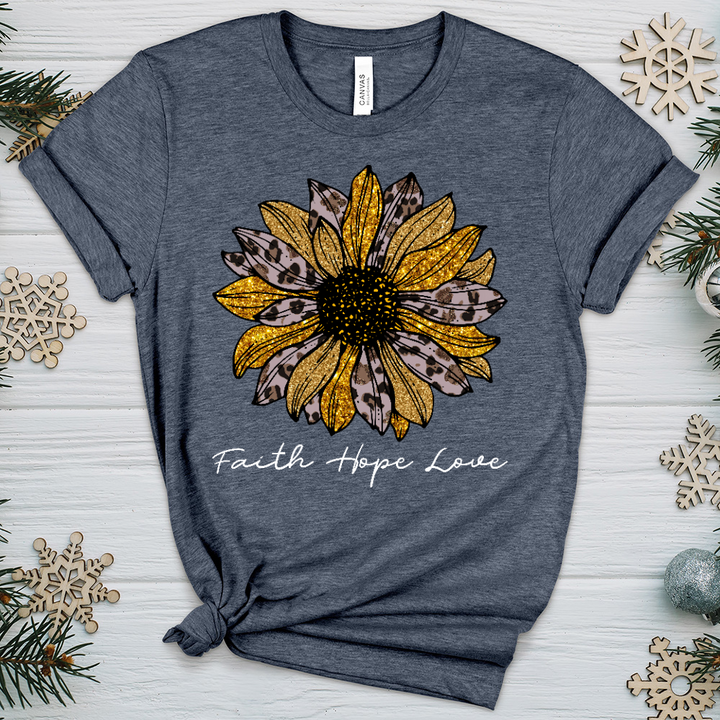 Faith Hope Love Sunflower V5