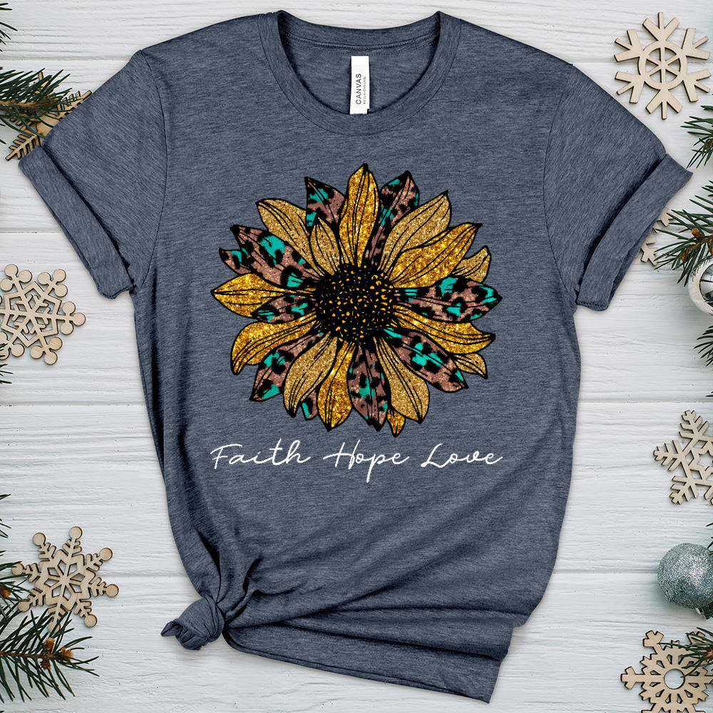 Faith Hope Love Sunflower V2