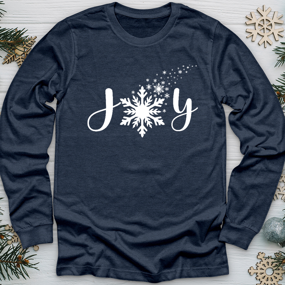 Joy Snowflake Long Sleeve Tee