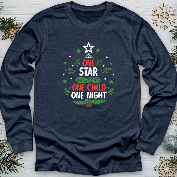 One star one child one night Long Sleeve Tee