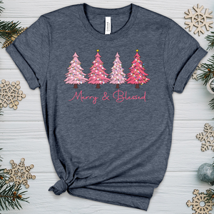 Merry & Blessed Heathered Tee