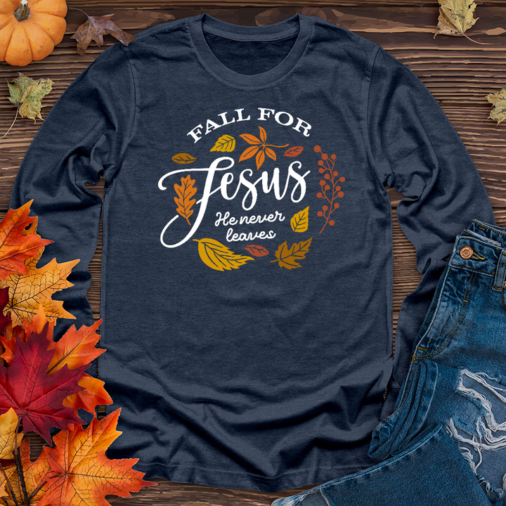 Fall For Jesus Long Sleeve Tee