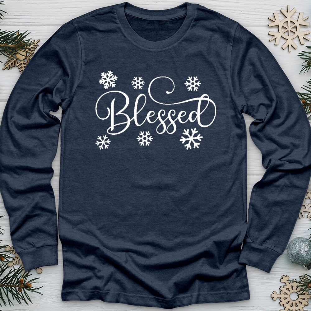 Blessed Snowflake Long Sleeve Tee