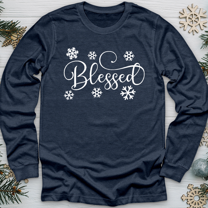 Blessed Snowflake Long Sleeve Tee