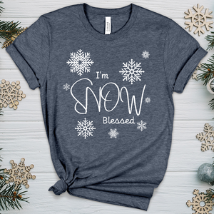 I'm Snow Blessed Heathered Tee