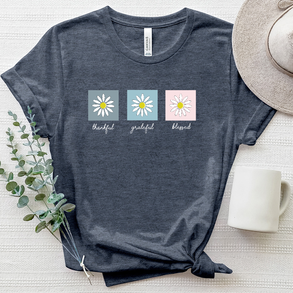 TGB Daisy Heathered Tee