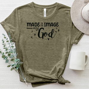 Made in His Image Heathered Tee