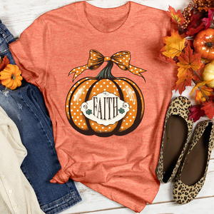 Spotted Faith Pumpkin Heathered Tee