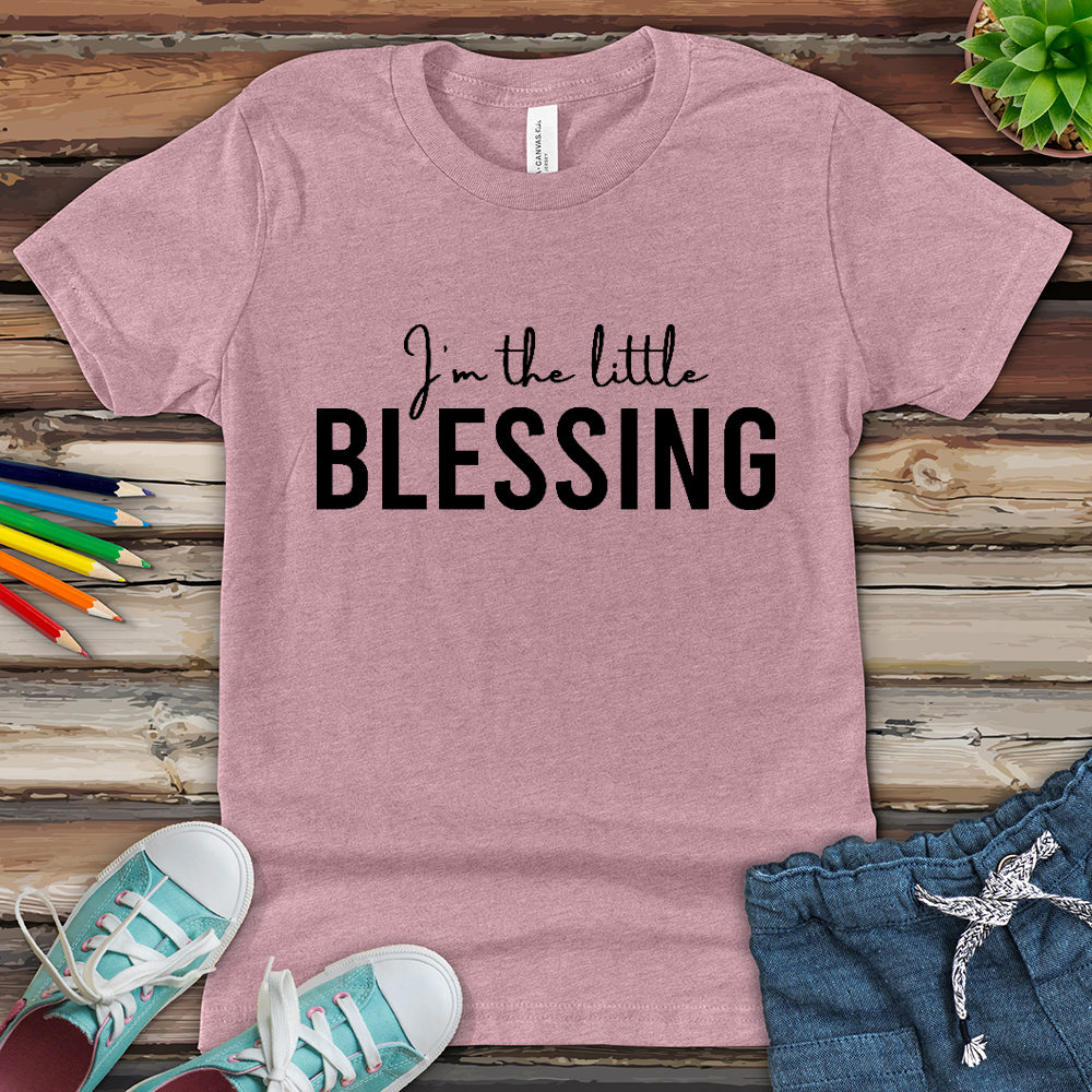 Little Blessing Youth Heathered Tee