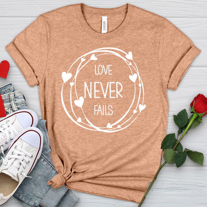 Heart Wreath Heathered Tee